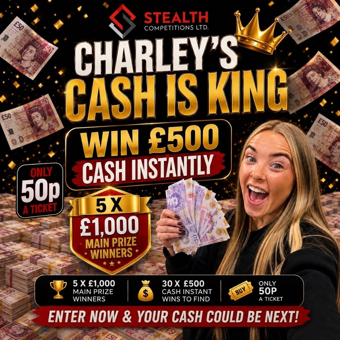 CHARLEYS CASH IS KING DRAW!