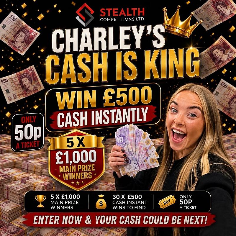CHARLEYS CASH IS KING DRAW!