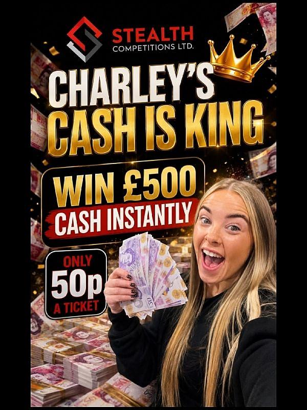 CHARLEYS CASH IS KING DRAW!