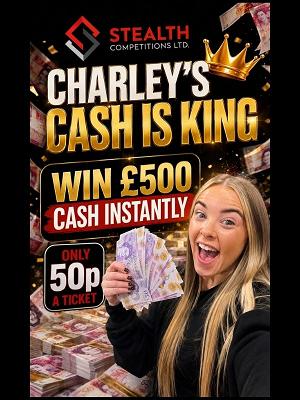 CHARLEYS CASH IS KING DRAW!