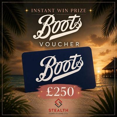£250 BOOTS VOUCHER