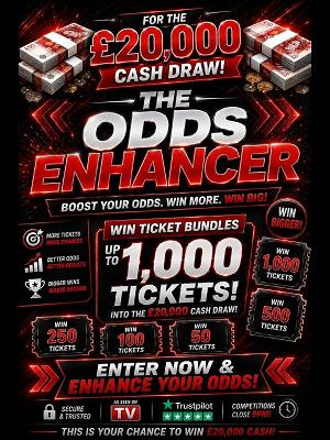 £20,000 ODDS ENHANCER COMPETITION - AUTO DRAW