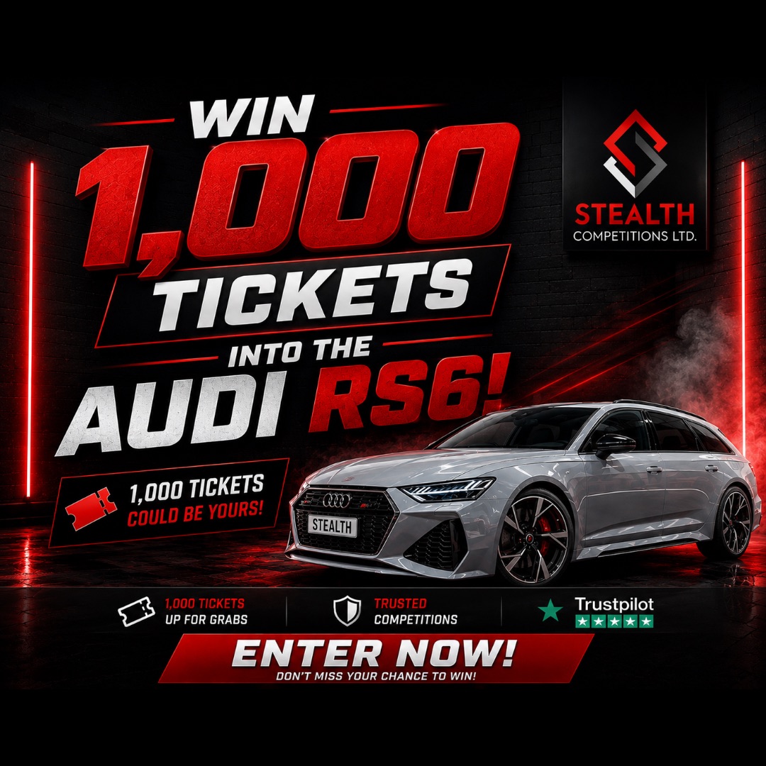 AUDI RS6 MINI DRAW - WIN 1,000 TICKETS! 