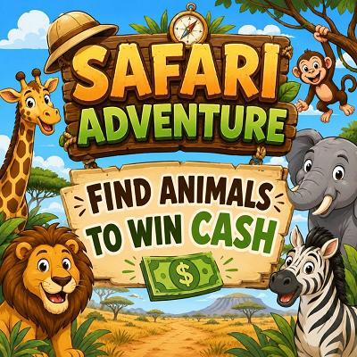 SAFARI ADVENTURE INSTANT WIN DRAW - £2,500 END PRIZE! 