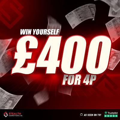 £400 FOR 4P!          