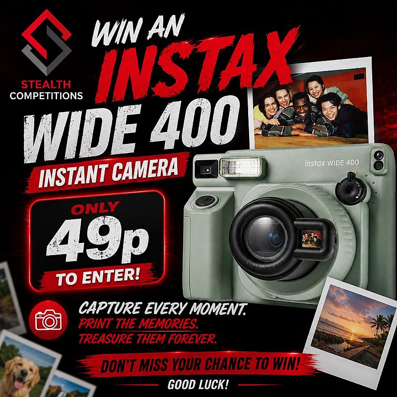 INSTAX WIDE 400 INSTANT CAMERA!