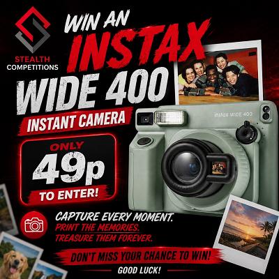 INSTAX WIDE 400 INSTANT CAMERA!