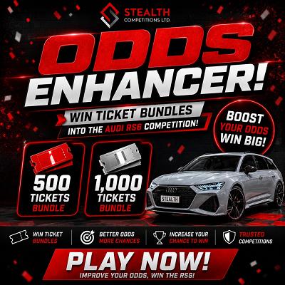 AUDI RS6 ODDS ENHANCER COMPETITION - AUTO DRAW        