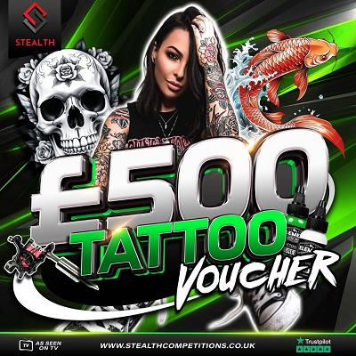 £500 TATTOO VOUCHER - AUTO DRAW! 