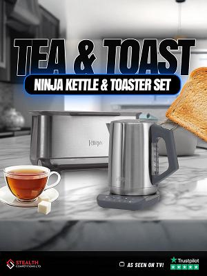 NINJA KETTLE & TOASTER BUNDLE!      