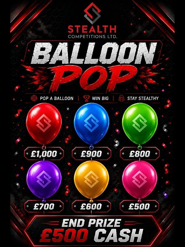 STEALTH BALLOON POP!  
