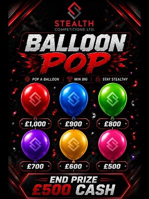 STEALTH BALLOON POP!  