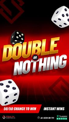 DOUBLE OR NOTHING - SPIN THE WHEEL - AUTO DRAW!    