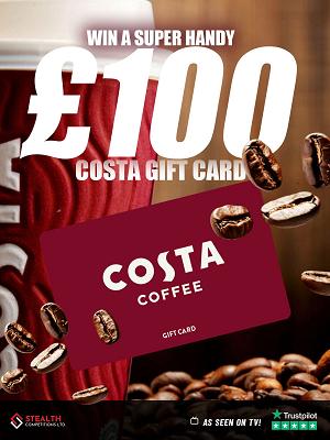 £100 COSTA GIFT CARD - AUTO DRAW!       