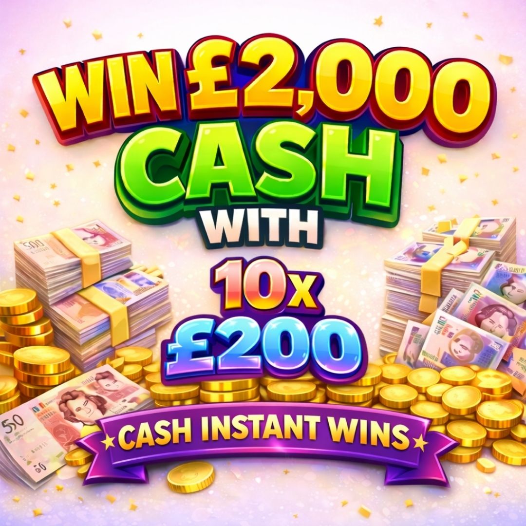 £2,000 CASH WITH 10 X £200 INSTANT WINS!!  9356