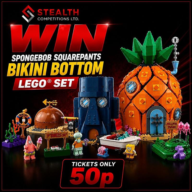 SPONGEBOB BIKINI BOTTOM LEGO SET!