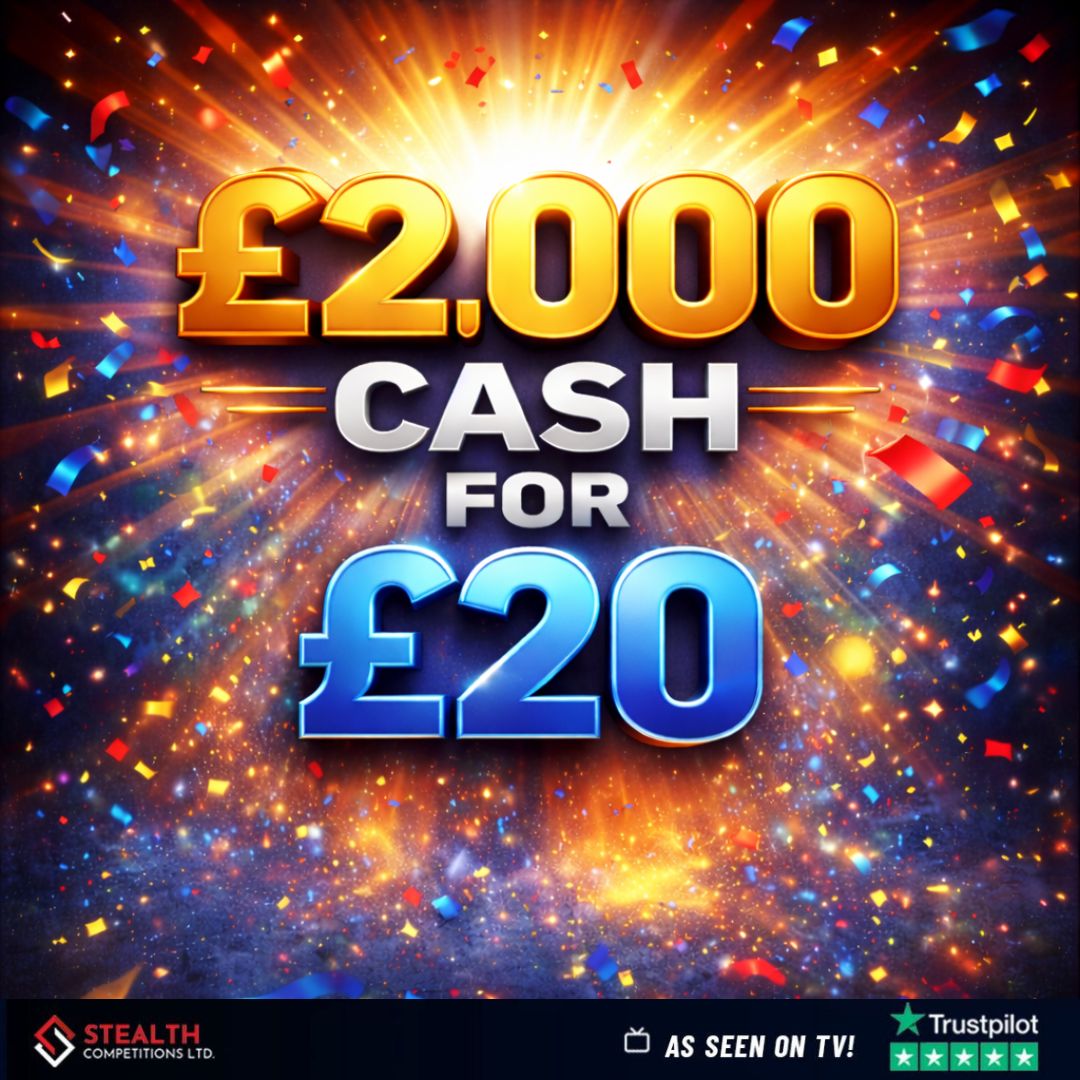 SUPER LOW ODDS £2,000 CASH!!    