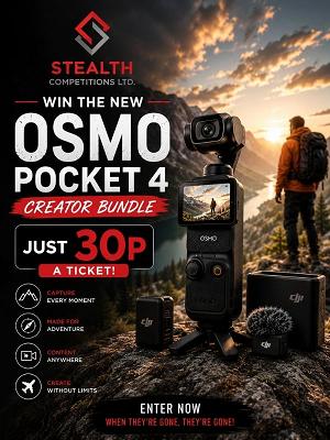 WIN THE NEW OSMO POCKET 4 CREATOR BUNDLE!