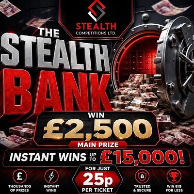 40 TICKETS INTO THE STEALTH BANK DRAW