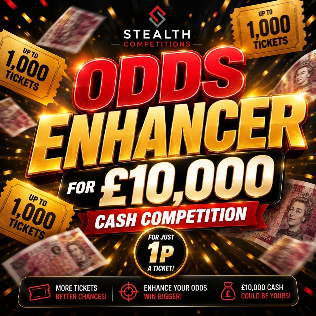 £10,0000 CASH ODDS ENHANCER COMPETITION - AUTO DRAW  
