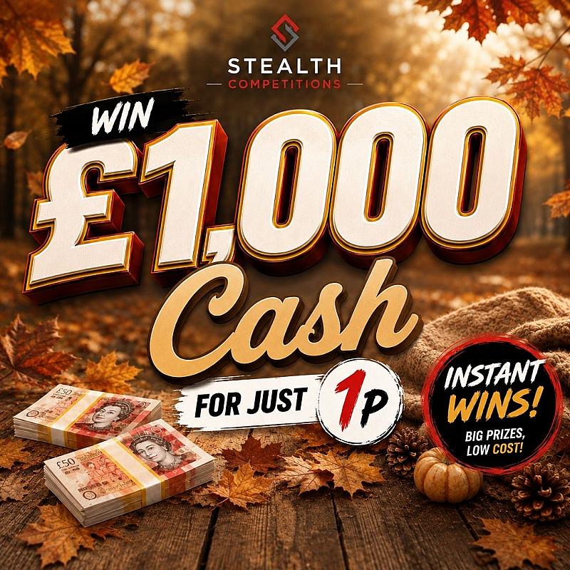 £1,000 CASH FOR 1P WITH INSTANT WINS!!  