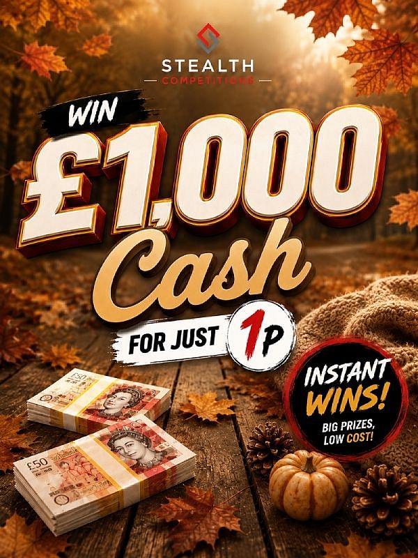£1,000 CASH FOR 1P WITH INSTANT WINS!!  