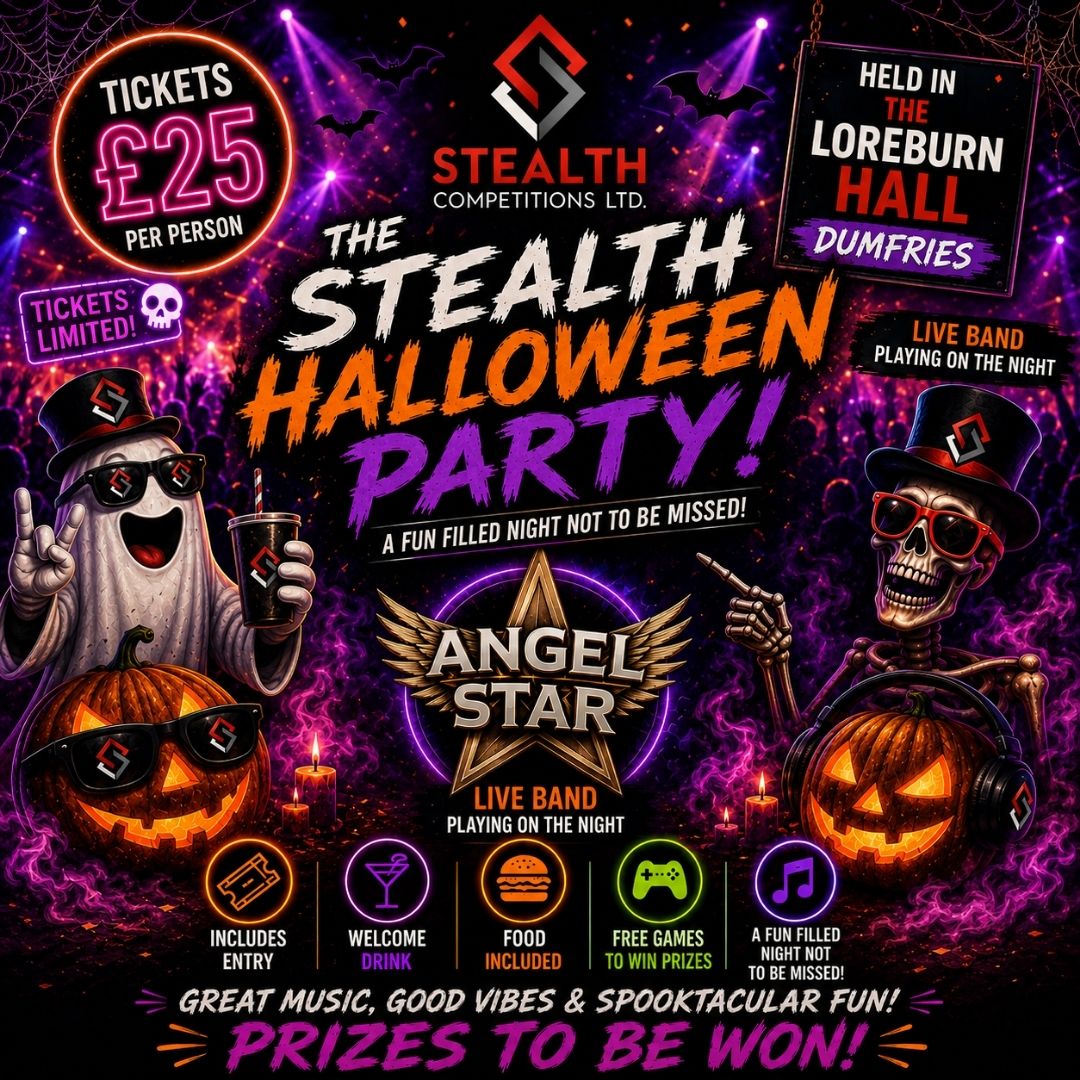 THE STEALTH HALLOWEEN PARTY - TICKETS TO ATTEND - PLEASE READ!