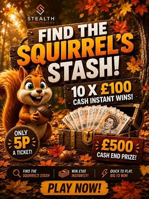 FIND THE SQUIRRELS STASH!