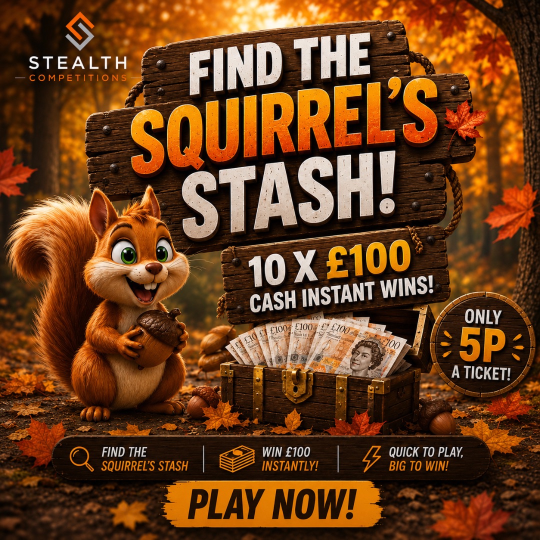 FIND THE SQUIRRELS STASH!