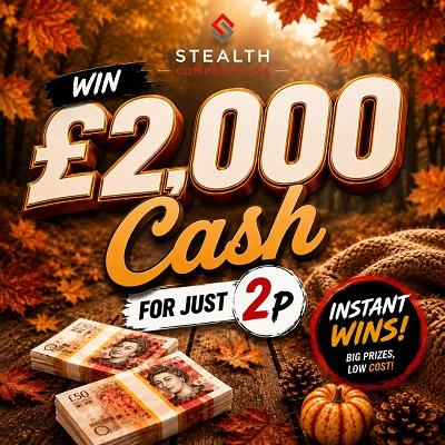 £2,000 CASH FOR 2P WITH INSTANT WINS!     