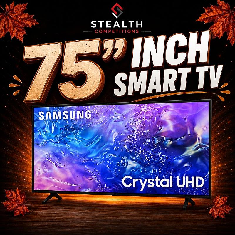 75 INCH SAMSUNG TV - AUTO DRAW!  