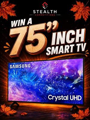 75 INCH SAMSUNG TV - AUTO DRAW!  