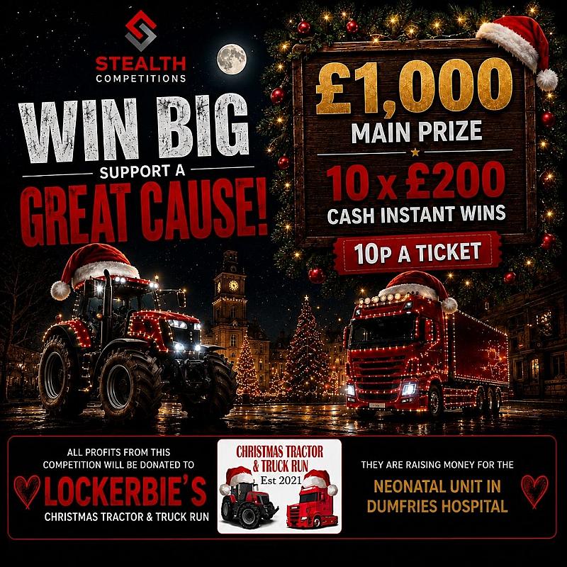 £1,000 CASH + INSTANT WINS - CHARITY COMP!