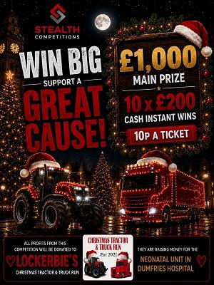 £1,000 CASH + INSTANT WINS - CHARITY COMP!