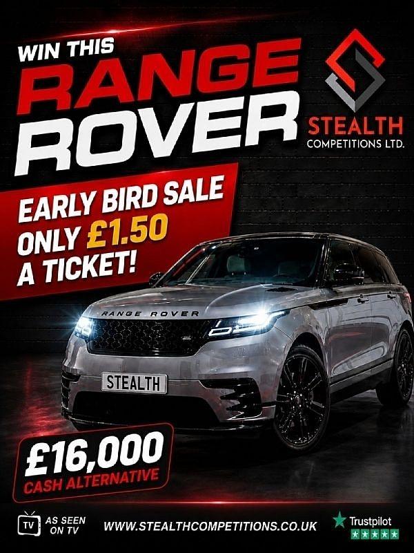 RANGE ROVER VELAR WITH INSTANT WINS! 