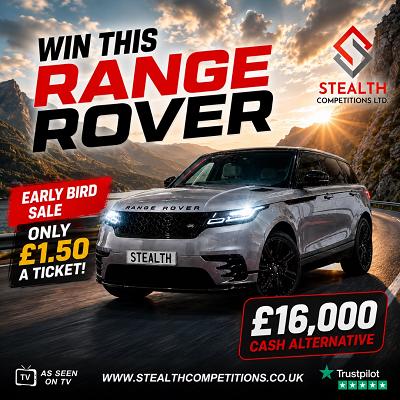 50 TICKETS INTO THE RANGE ROVER VELAR DRAW!