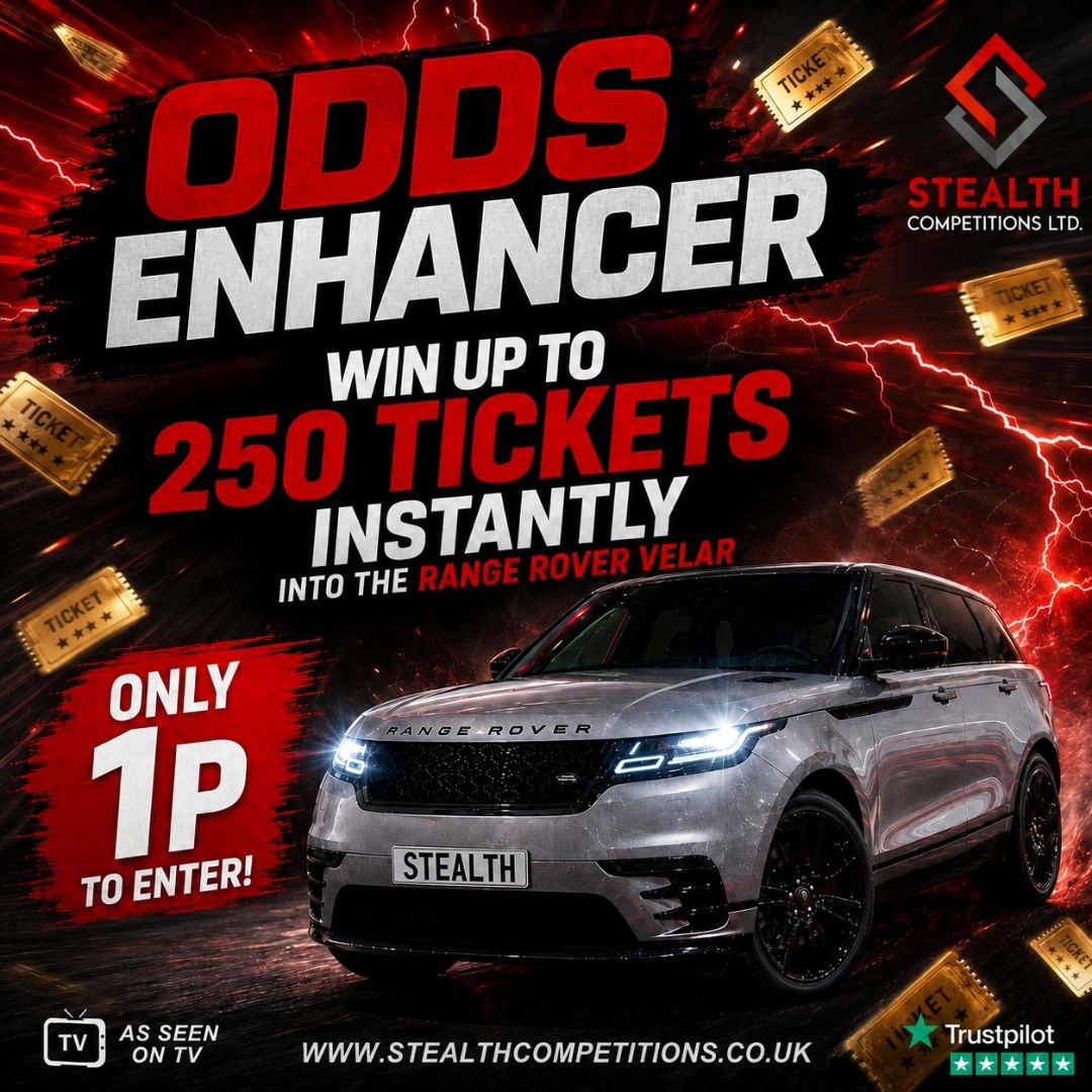 RANGE ROVER VELAR ODDS ENHANCER COMPETITION 