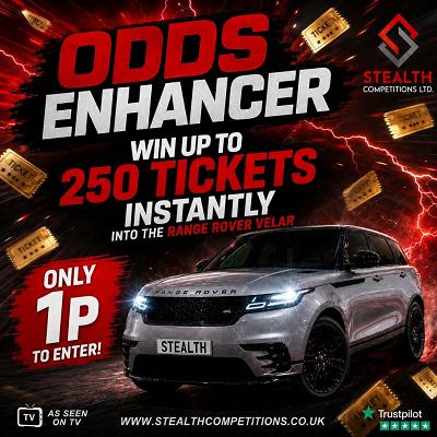 RANGE ROVER VELAR ODDS ENHANCER COMPETITION 