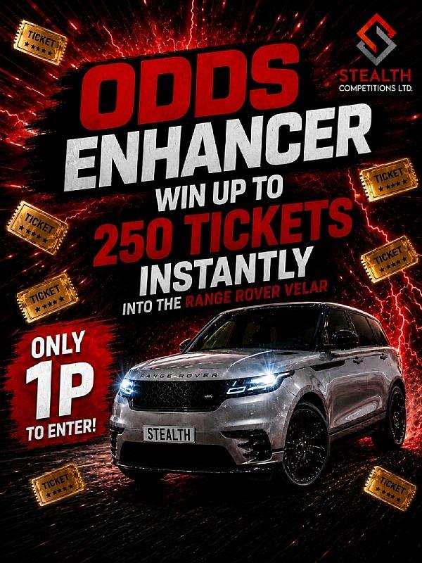 RANGE ROVER VELAR ODDS ENHANCER COMPETITION 