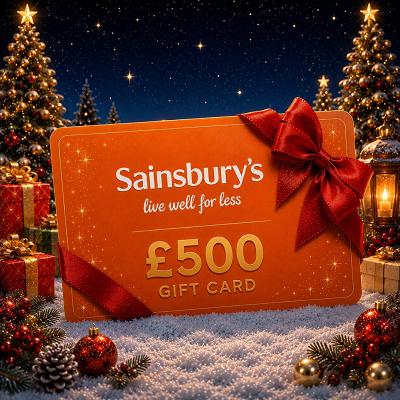 🎁 £500 SAINSBURYS VOUCHER 🎁