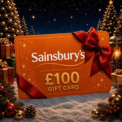 ☃️ £100 SAINSBURYS VOUCHER ☃️