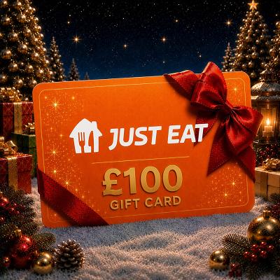☃️ £100 JUST EAT VOUCHER ☃️