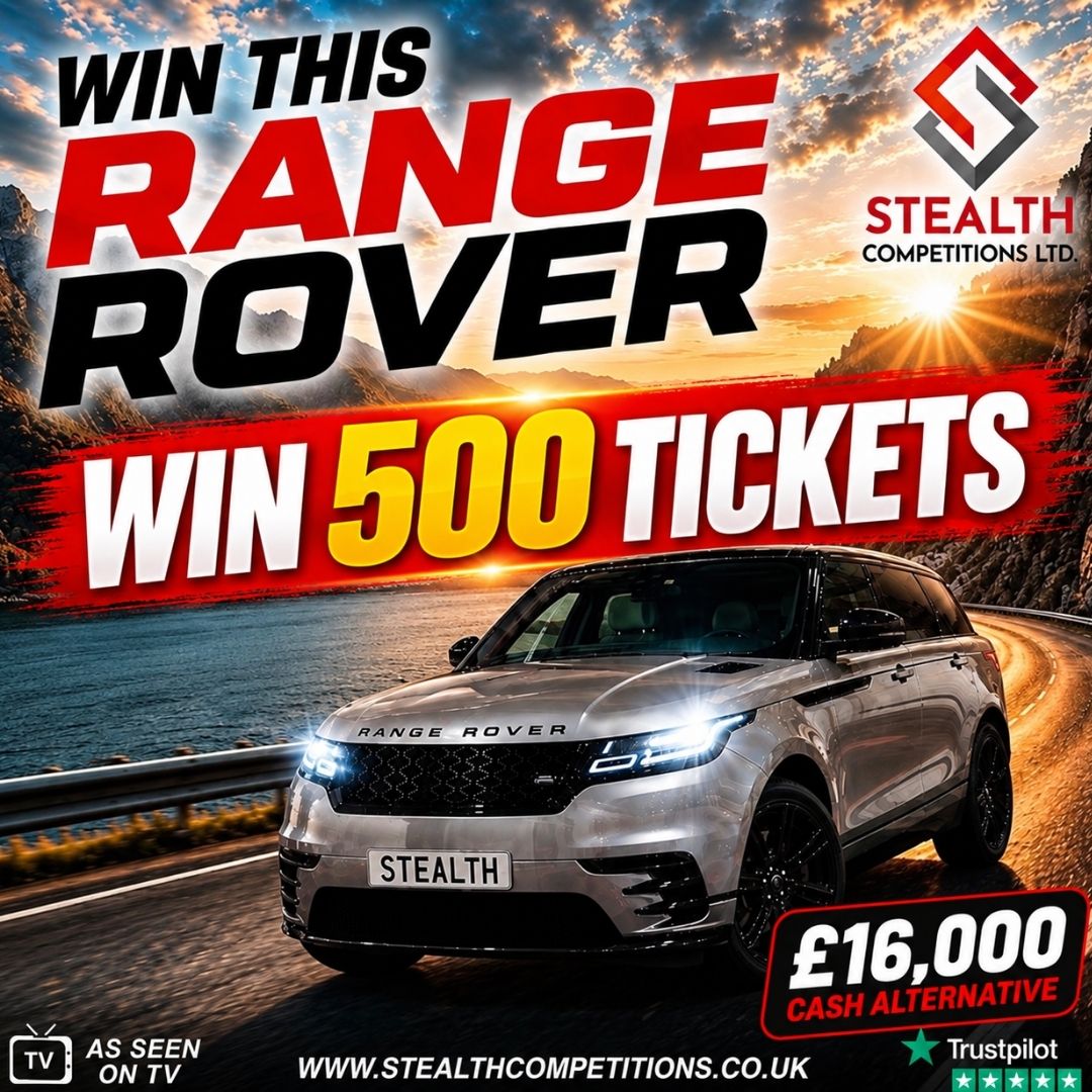 RANGE ROVER VELAR MINI RAFFLE - WIN 500 TICKETS!