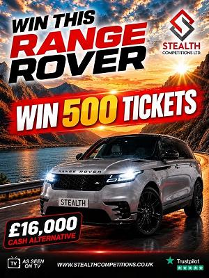 RANGE ROVER VELAR MINI RAFFLE - WIN 500 TICKETS!