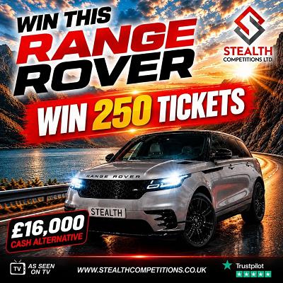 RANGE ROVER VELAR MINI RAFFLE - WIN 250 TICKETS!