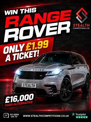 RANGE ROVER VELAR WITH INSTANT WINS! 