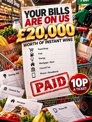 YOUR BILLS ARE ON US!