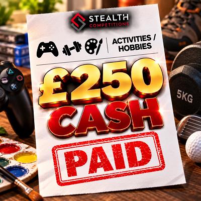 🎲 £250 CASH - ACTIVITIES/HOBBIES PAID ✅