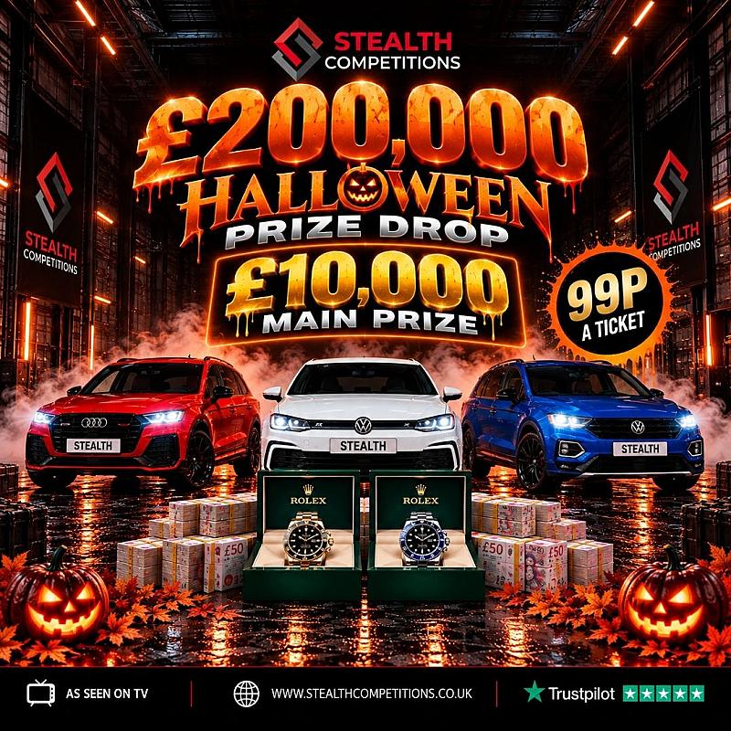 £200,000 HAUNTED HALLOWEEN PRIZE DROP!