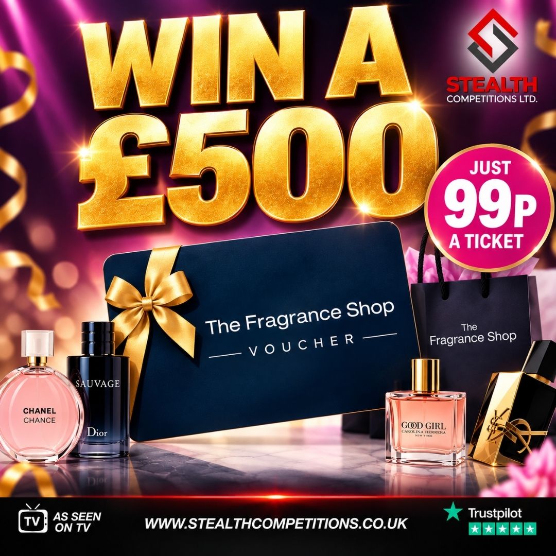 £500 FRAGRANCE SHOP VOUCHER!